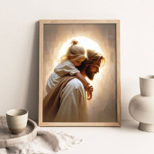 Poster Un ami et sauveur, Art chrétien, Image Jésus