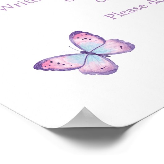 Poster Un an Flutted Butterfly Birthday Time Capsule (Coin)