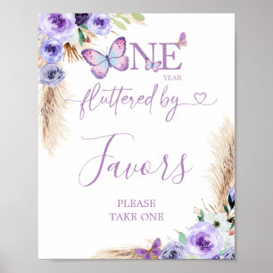Poster Un an Fluttered Butterfly Premier anniversaire Fav