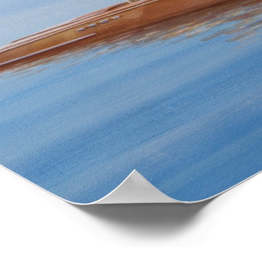 Poster Un âne dans une Riva 2010 (Coin)