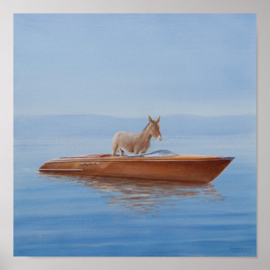 Poster Un âne dans une Riva 2010 (Devant)