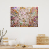 Poster Un ange émeraude. (Cuisine)