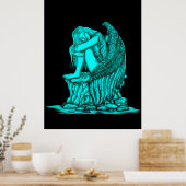 Poster Un ange endormi sur la pierre (Cuisine)