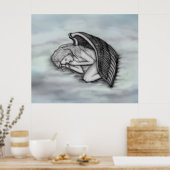 Poster Un Ange endormi sur les nuages des cieux (Cuisine)