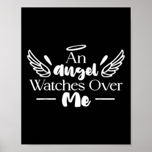 Poster Un Ange Montre Sur Moi Papa Maman Femmes Hommes En