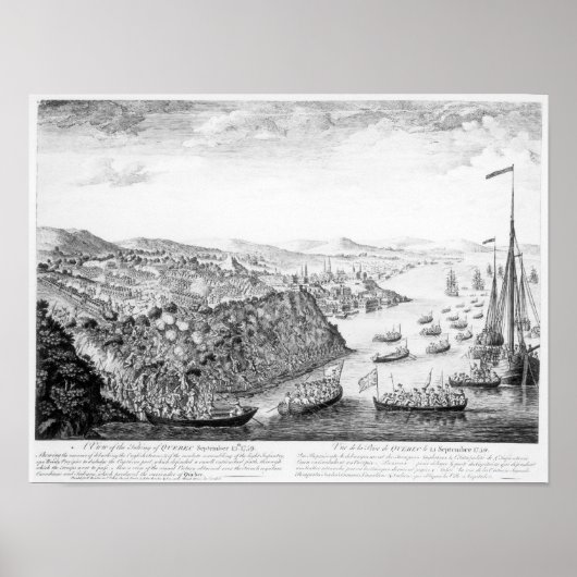 Poster Un aperçu de la prise de Québec (Devant)