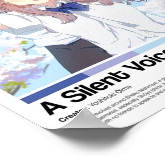 Poster Un appareil vocal silencieux (Coin)