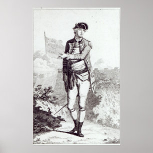 Poster Un appel à Heaven', un portrait du Général Lee