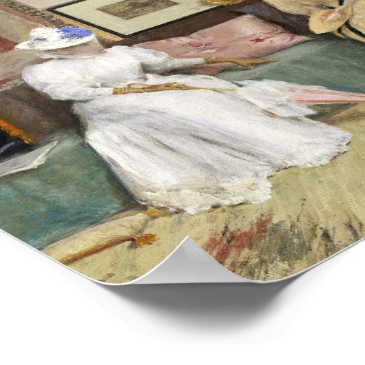 Poster Un appel convivial | William Merritt Chase (Coin)