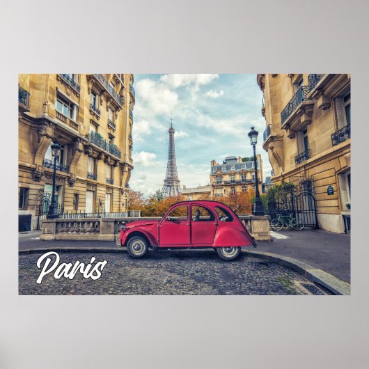 Poster Un Après-Midi À Paris, France (Devant)