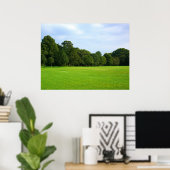 Poster Un après-midi tranquille dans le parc (Bureau à domicile)