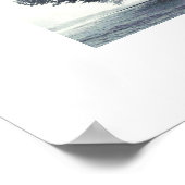 Poster Un arbre dans le brouillard (Coin)