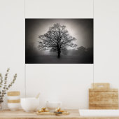 Poster Un arbre dans le brouillard (Cuisine)