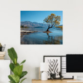 Poster Un arbre dans un lac (Bureau à domicile)