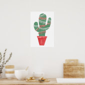 Poster Un arbre de Noël très cactus (Cuisine)