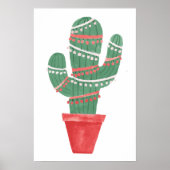 Poster Un arbre de Noël très cactus (Devant)