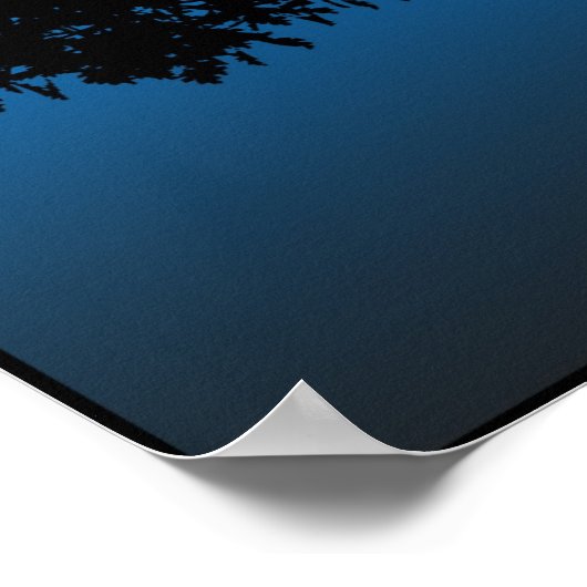 Poster Un arbre des corbeaux (Coin)