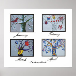 Poster Un arbre par mois