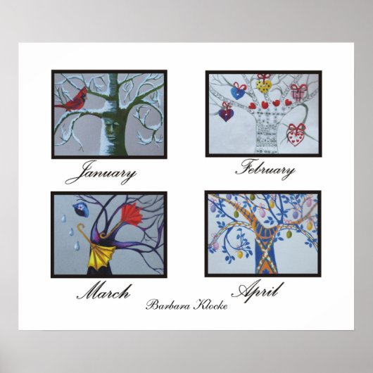 Poster Un arbre par mois (Devant)