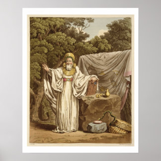 Poster Un Arc Druide dans son Habit Judiciaire, gravé par