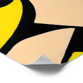 Poster Un art pop vectorisé et retravaillé de Roy Lichten (Coin)