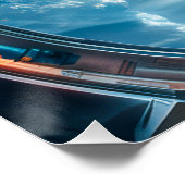 Poster Un astronaute au Viewport (Coin)