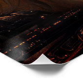 Poster Un astronaute au Viewport (Coin)