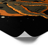 Poster Un astronaute de Badminton (Coin)