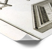 Poster Un atelier de fabricant de miroirs et des outils, (Coin)