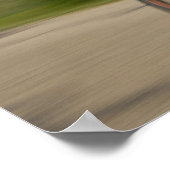 Poster Un athlète masculin qui s'entraîne pour un triathl (Coin)