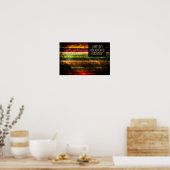 Poster "Un auditeur attentif" Motivation Affirmation (Cuisine)