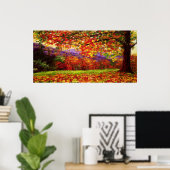 Poster Un automne bruyant en Nouvelle-Angleterre (Bureau à domicile)