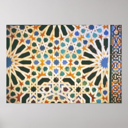 Poster Un autre carreau mauresque (Devant)