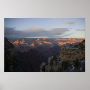 Poster Un autre coucher de soleil au Grand Canyon