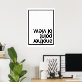 Poster Un autre point de vue (Bureau à domicile)