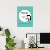 Poster Un autre voyage autour du Sun Funny Retro Personna (Bureau à domicile)