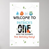 Poster UN Avec L'Affiche de bienvenue Elements (Devant)