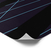 Poster Un avenir rétro. arrière - plan sci-fi style année (Coin)