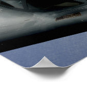 Poster Un avion B-2 Spirit en position (Coin)