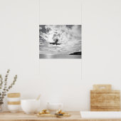 Poster Un avion de ligne arrive pour atterrir à Princess (Cuisine)