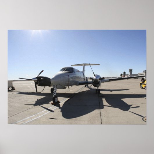 Poster Un avion UC-12F King Air (Devant)
