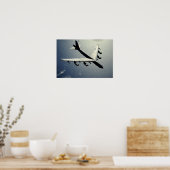 Poster Un B-52 Stratoforteresse en vol 2 (Cuisine)