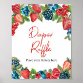 Poster Un Baby shower doux au Berry Raffle (Devant)