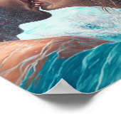 Poster Un baiser dans les vagues (Coin)