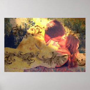 Poster Un baiser pour la beauté dormante du Prince Charmi