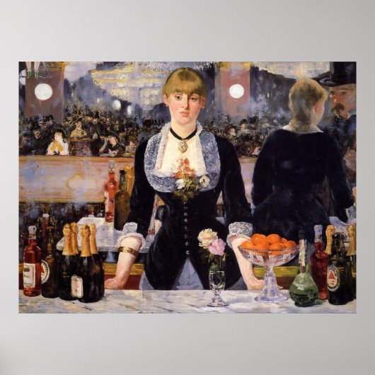 Poster Un bar à Folies-Bergère (Devant)