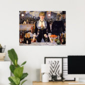 Poster Un bar à Folies-Bergère (Bureau à domicile)