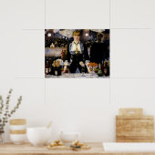 Poster Un bar aux Folies-Bergere (Cuisine)