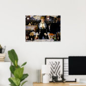 Poster Un bar aux Folies-Bergere (Bureau à domicile)