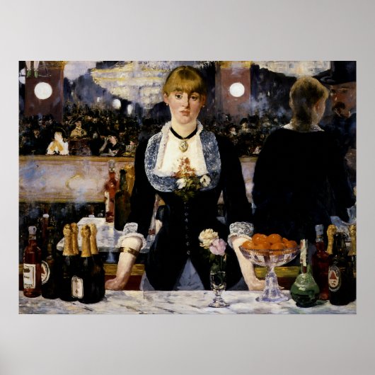 Poster Un bar aux Folies-Bergere (Devant)